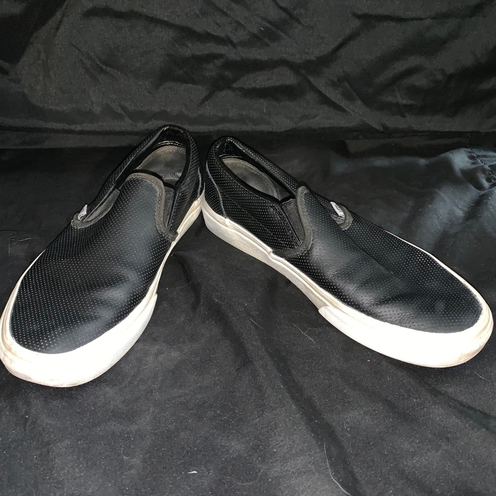 Black Slide on Vans
